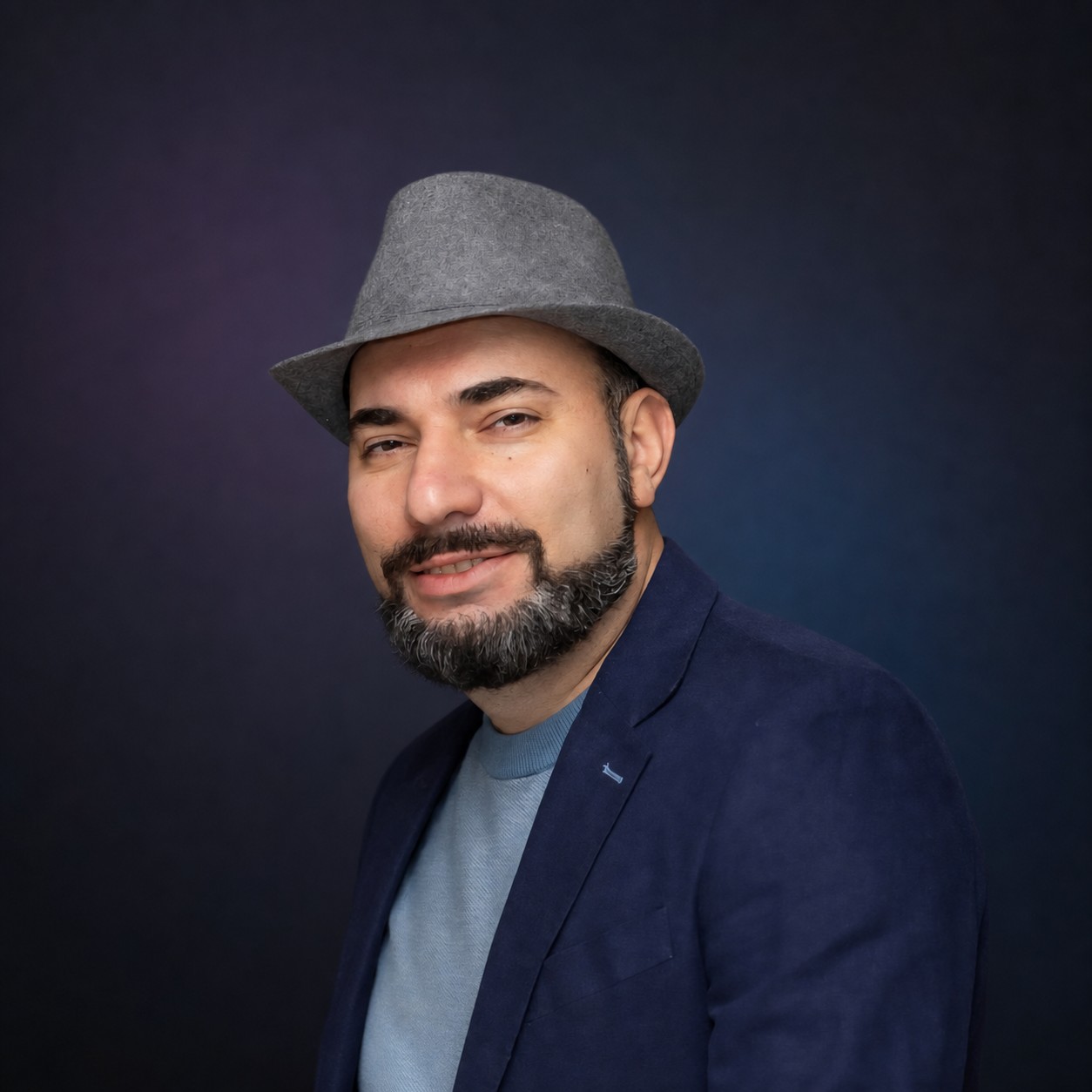 Portrait of Vazric, software engineer, entrepreneur, holistic healer, and life coach